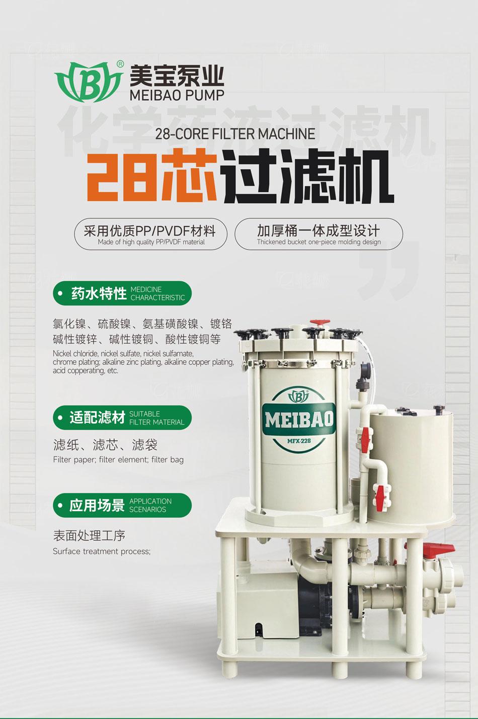 美宝28芯过滤机：高效过滤解决方案